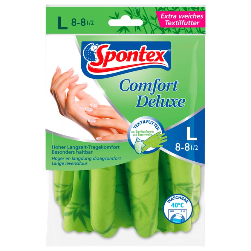 Spontex Handschuhe Comfort Deluxe 8-8,5 L